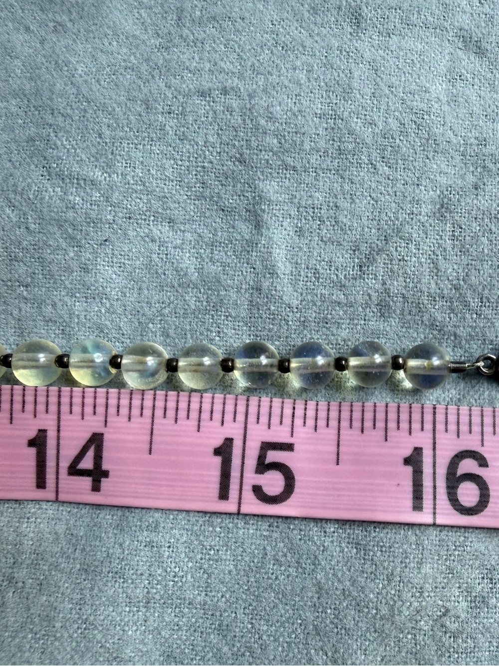 Green Millefiori Glass Bead Necklace - Women Jewelry - Picture 4 of 5